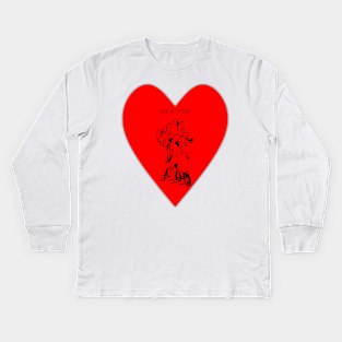 Me and you romantic heart design Kids Long Sleeve T-Shirt